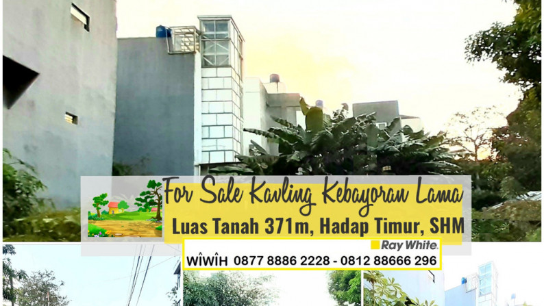 Kavling MURAH di Jl.Seha, Kebayoran Lama Luas 371m Harga 16.5Jt/m