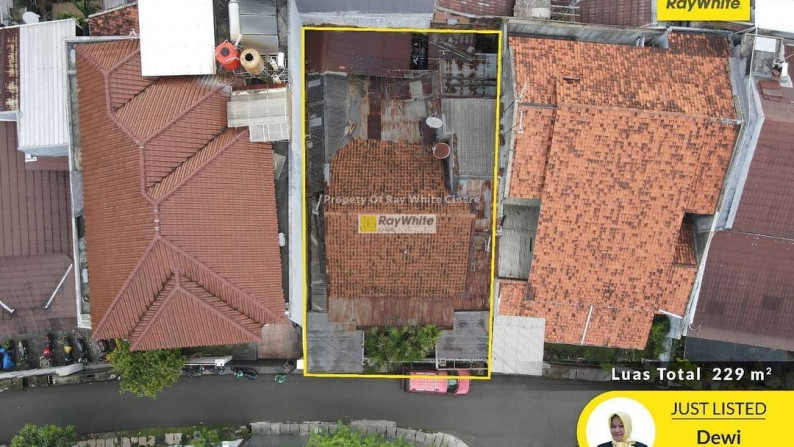 Rumah Lama Hitung Tanah Lokasi Super Strategis di Kebayoran Baru