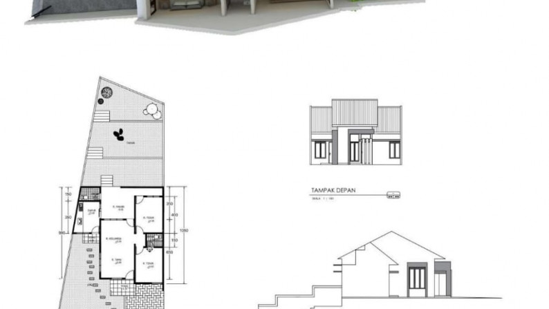 Dijual Cluster Minimalis Dengan Konsep Kontemporer Tropical Modern di Kawasan Gegerkalong Kota Bandung