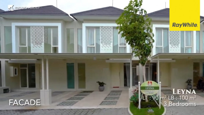 Disewakan Rumah 2 lantai di Grand Pakuwon, Canberra, Surabaya