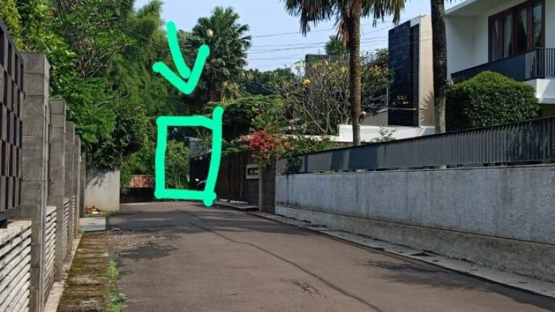 Kavling Bagus Dengan Lokasi Strategis Di Jl Palem Indah, Bintaro Tangerang Selatan