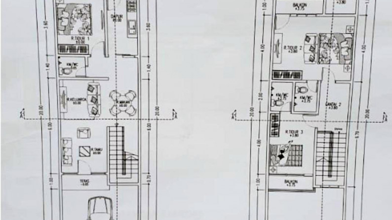 Rumah di Tenggilis Mejoyo Selatan, Baru Gress, Minimalis, Row Jalan depan Lebar + Paving, Bisa untuk Rumah Tinggal/Kantor