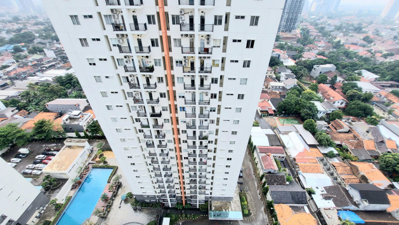 UNIT DI ASPEN APARTEMEN, CILANDAK, TOWER C, LANTAI 25, SEMI FURNISHED, SIAP HUNI, 2 BEDROOMS