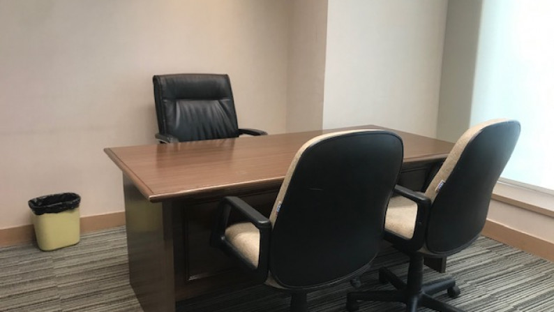 Office Equity Tower 500m2, fully furnished, ready to occupied, corner unit, view bagus!