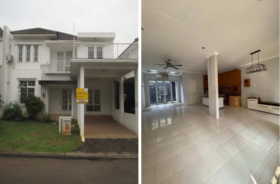 disewa minimal 1 tahun rumah di provence parkland bsd city, rapih, bersih, terawat, strategis, siap huni
