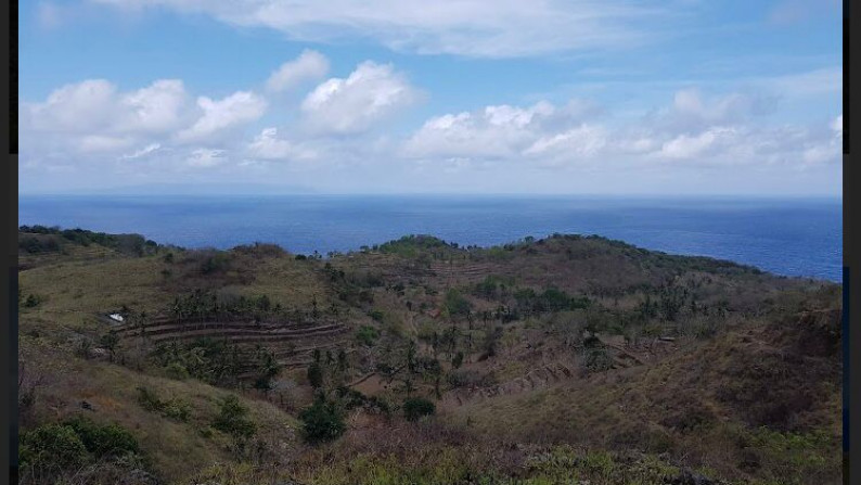 Kavling premium di perbukitan view laut / ubud Bali