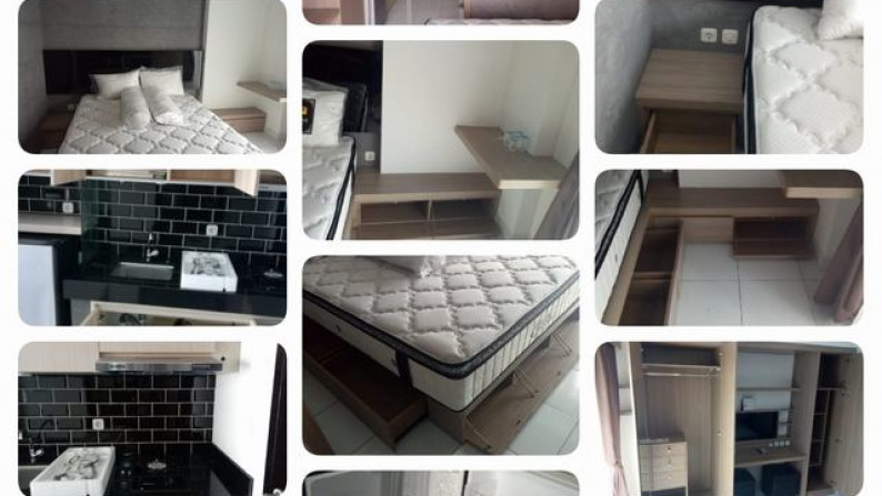 disewa apartemen minimal 1 tahun di area bsd city casa de parco tower cassea, siap huni, tinggal bawa koper