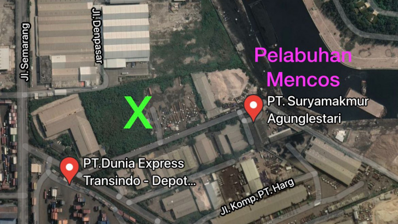 Tanah 2,2Hektar Cocok Industri dan Pergudangan Jl. Jepara KBN MARUNDA Cilincing Harga Murah