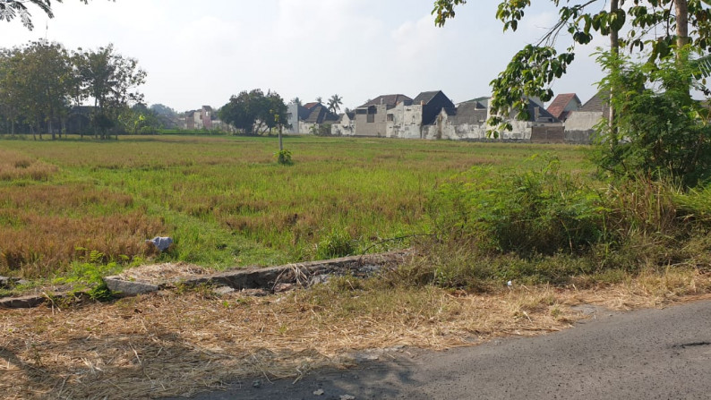 TANAH SELUAS 2339 METER PERSEGI, DEKAT JL GODEAN KM 8.5, GODEAN, SLEMAN