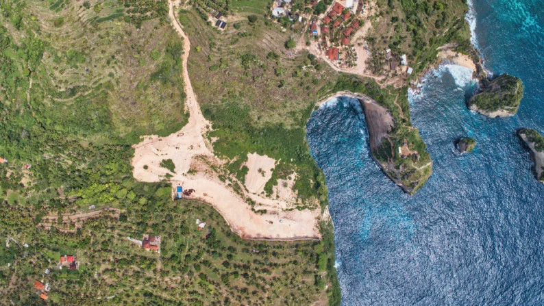 Nusa Penida Bali, Atuh Los Tebing, tanah kavling siap bangun view laut raja lima