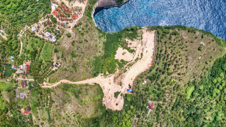 Nusa Penida Bali, Atuh Los Tebing, tanah kavling siap bangun view laut raja lima