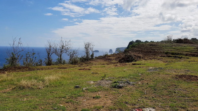 Nusa Penida Bali, Sekartaji Los Tebing, tanah kavling siap bangun view laut