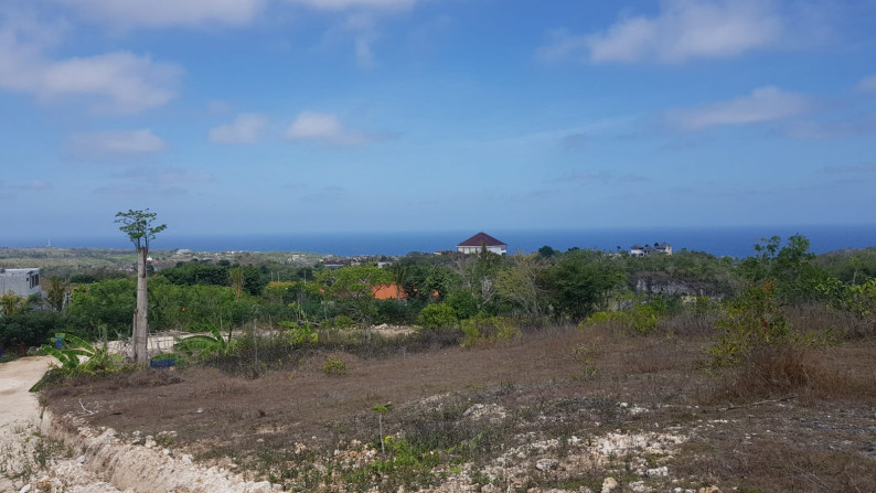 Freehold 15,250 m2 land with ocean view located at Uluwatu Village, Pecatu.