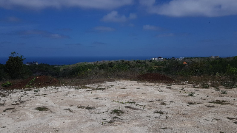 Freehold 15,250 m2 land with ocean view located at Uluwatu Village, Pecatu.