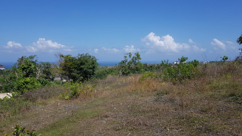 Freehold 15,250 m2 land with ocean view located at Uluwatu Village, Pecatu.