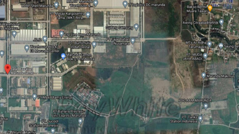 Tanah 3,6 Ha Marunda Center Segara Makmur Bekasi Zona Komersil Strategis Dekat Kawasan Pergudangan Marunda