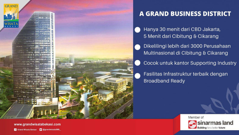 Grand Wisata Bekasi Ruko Grand Business Park Phase 2 - Hartono