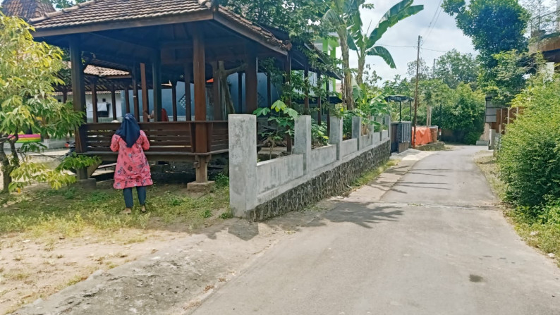 Tanah Luas dg 2 Pendopo Joglo Jati daerah Seyegan - Sleman