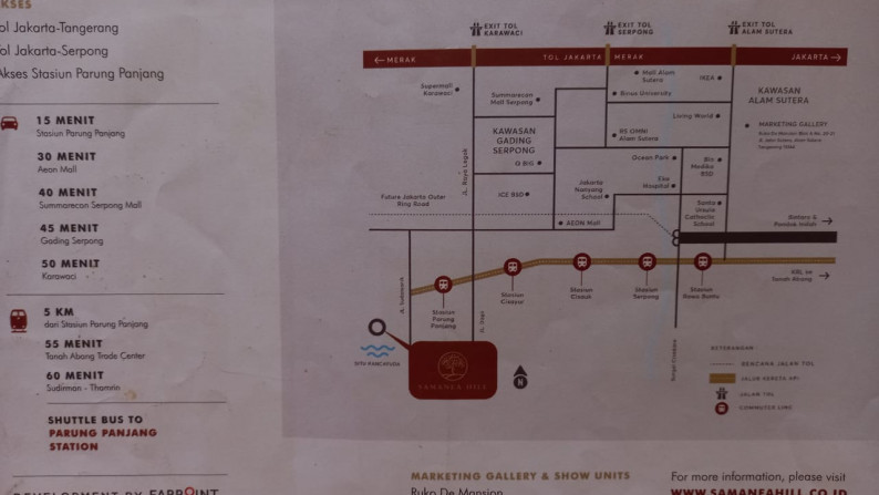 Dijual Rumah Bagus Di Samanea Hill, Cluster Acasia, Parung Panjang