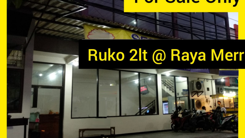 Ruko 2 lantai di Jalan Raya Ir H Soekarno, Surabaya