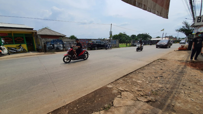 Kavling Siap Bangun, Lokasi Pinggir Jalan Raya dan Area Komersil @Jl Raya Puspitek, Buaran, Serpong