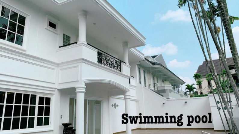 Rumah Kemang Luxurious, Asri, ada Pool 970m2