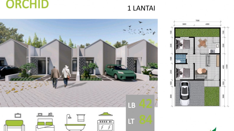 Rumah Baru MURAH, Lokasi Strategis dan bisa KPR @Serpong Green Paradise, Parung Panjang