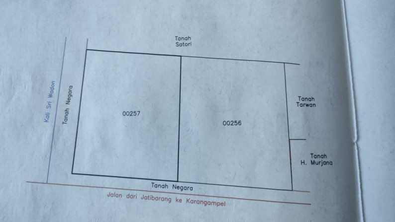 Tanah Raya Jatibarang, Karangampel, Indramayu, Luas 7.060m2