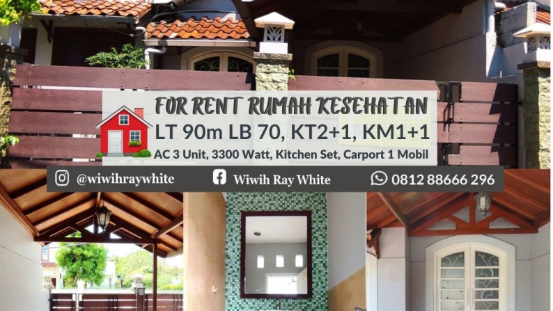 Rumah Siap  Huni di Bintaro, Jakarta Selatan Luas 90m Harga Murah 50 Jt/ Thn Nego