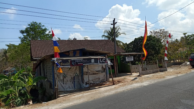 TANAH + BANGUNAN DIBAWAH 500 JUTA RUMAH DI SEMUGIH, GUNUNG KIDUL