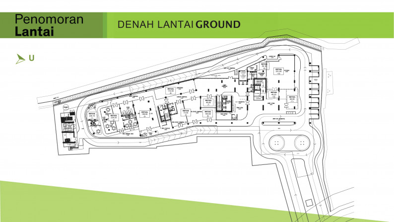 Area Komersil Strategis di Apartemen Tamansari Bintaro Mansion, Pondok Aren