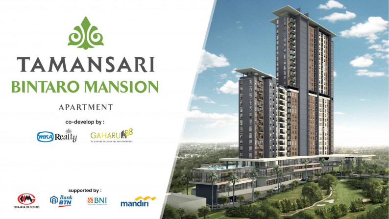 Area Komersil Strategis di Apartemen Tamansari Bintaro Mansion, Pondok Aren