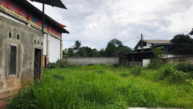 dijual tanah kavling di area Bogor di jl. Gotong Royong Cikolang Puspitek Prapatan Muncul sebelah gudang Bizhub, Murah harga msh nego.