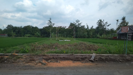 TANAH PEKARANGAN SELUAS 1878 METER PERSEGI, DI JL JONGKE, MLATI, SLEMAN