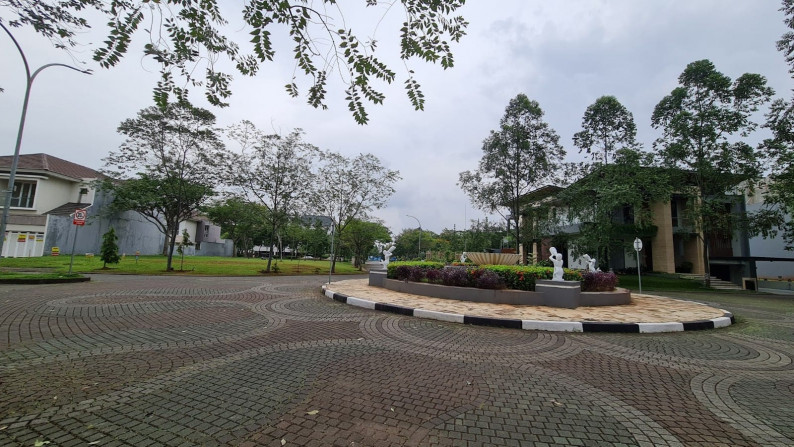 Kavling Hoek Kotak di De Park Cajuputi BSD CITY, Dekat QBIG