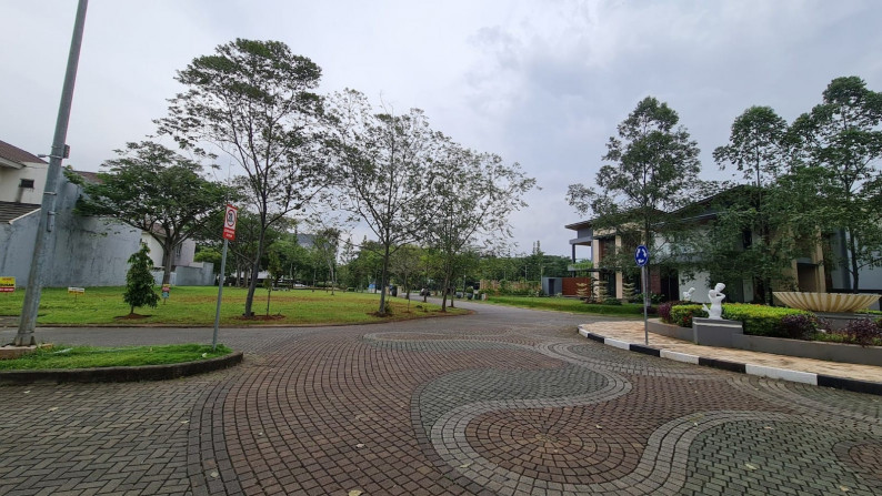 Kavling Hoek Kotak di De Park Cajuputi BSD CITY, Dekat QBIG