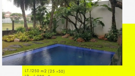 Dijual Rumah Graha Famili - PRIVATE Swim Pool - GOLF view - Full FURNISHEF