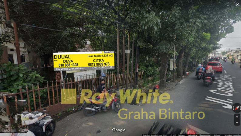 Dijual sebidang tanah di Jl. Condet