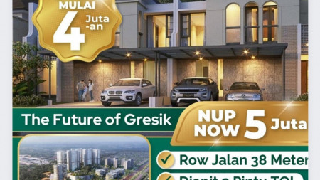 500 jtan Rumah Citraland Kedamean Gresik - Cicilan 4jt - Cuma NUP 5 Juta Full REFUNABLE - Invest Sekarang