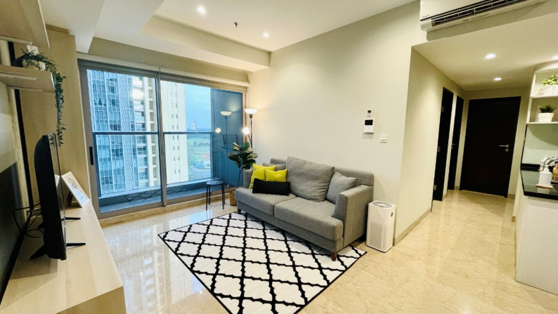 Apartemen Full Furnish, Mewah, Selangkah dr Aeon Mall BSD Di Branz BSD, Luas 63m2