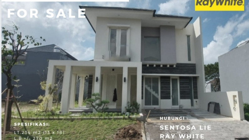 Dijual Rumah Woodland Citraland Surabaya - NEW Baru - TerLUAS - MURAH - Siap Huni