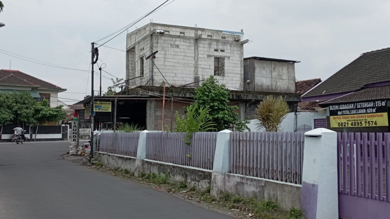 Tanah Bonus Bangunan Lokasi Strategis Dekat XT Squere di Jl Babaran, Umbulharjo
