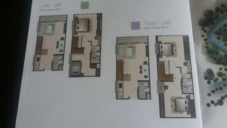 Dijual  New 2 BR unit @ MAGNA Apartment - Meruya Raya Ilir - Business Park -  Jakarta Barat