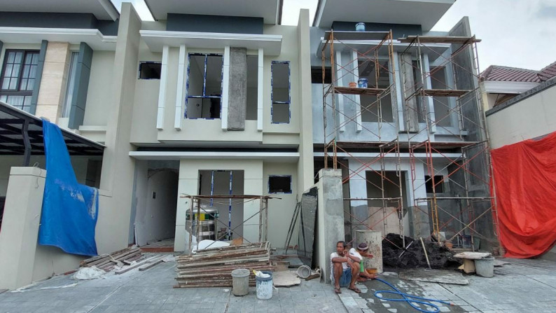 Dijual Rumah Baru Wisata Bukit Mas Surabaya Modern 4 +1 K.Tidur - Carport 2 Mobil