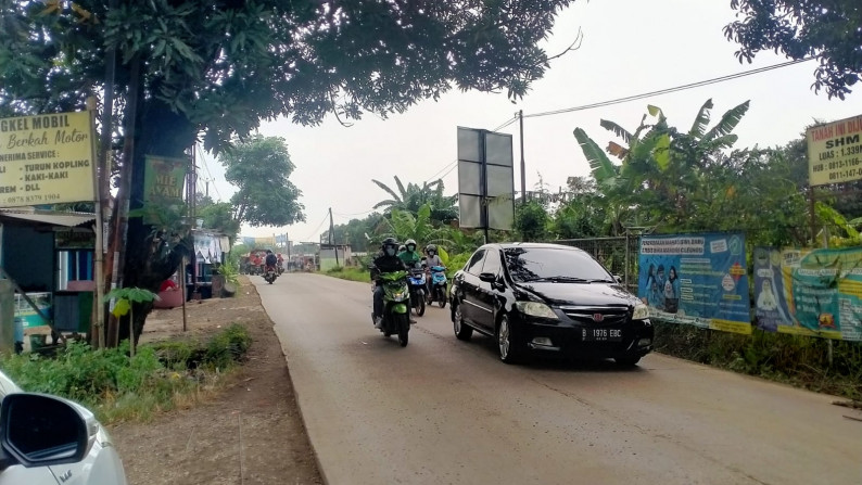 Tanah Pinggir Jalan Utama, SHM, Cocok Untuk Semua Jenis Usaha, Harga Nego