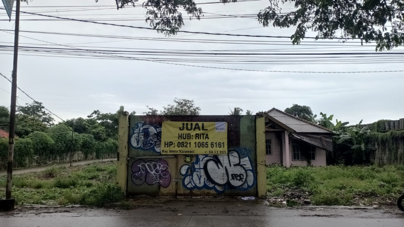 Dijual tanah di daerah sepatan tangerang depan jalan raya 