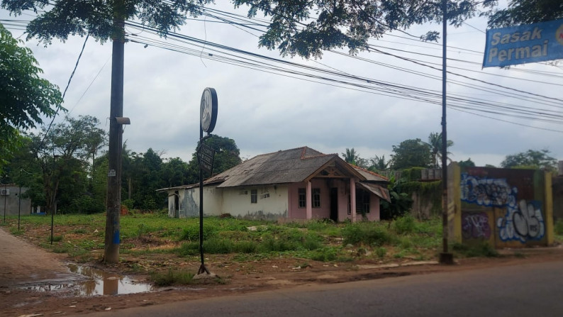 Dijual tanah di daerah sepatan tangerang depan jalan raya 