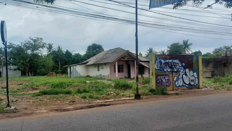 Dijual tanah di daerah sepatan tangerang depan jalan raya 