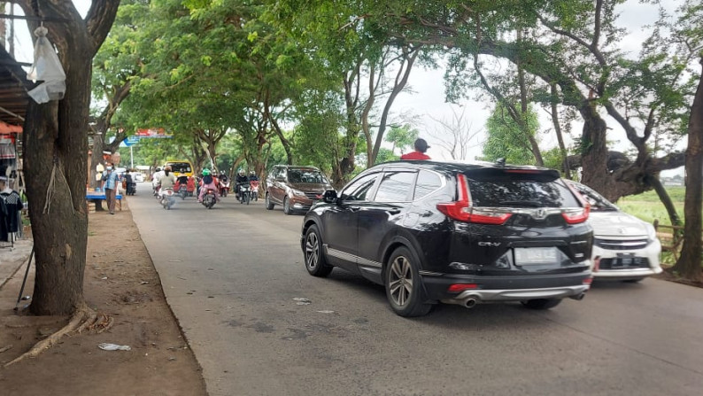 Dijual tanah di daerah sepatan tangerang depan jalan raya 