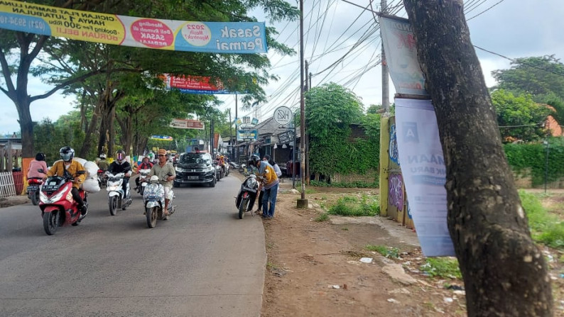 Dijual tanah di daerah sepatan tangerang depan jalan raya 